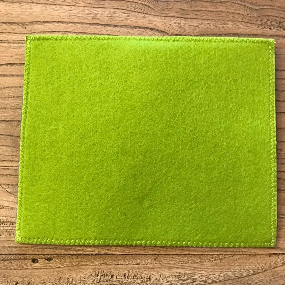 Gray and Green Tablet Case